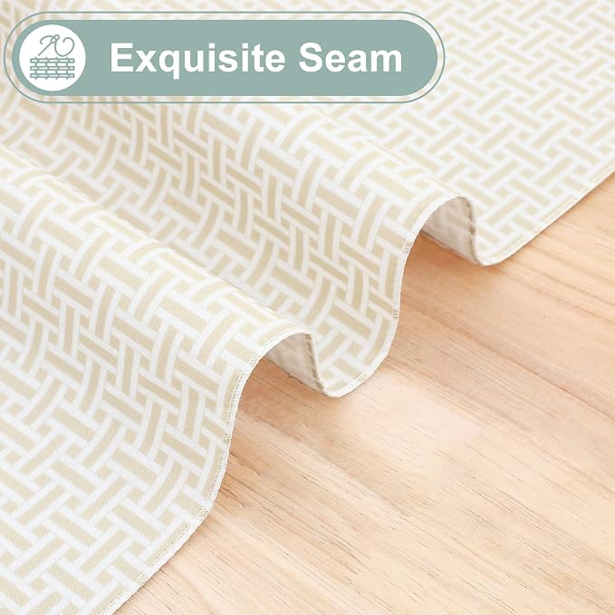 misaya Rectangle Waterproof Vinyl Table Cloth, Plastic Tablecloth - Image 7
