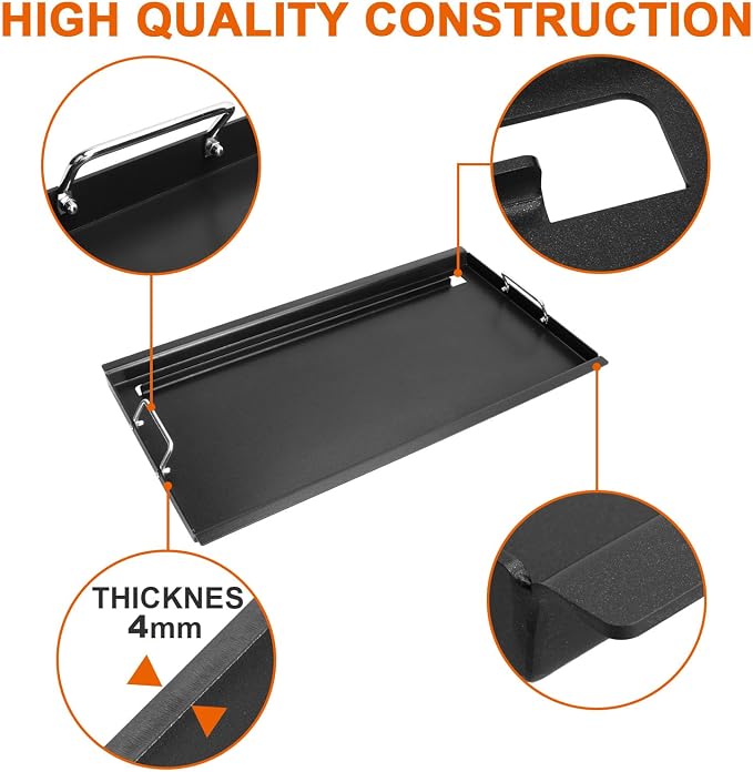 Full-Size Griddle Inserts for Charbroil Performance 6-Burner, Flat Top Griddle - Image 4