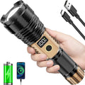 Flashlights High Lumens Rechargeable, LED Super Bright Flash Light Long Beam by SuperBrightFlashlight