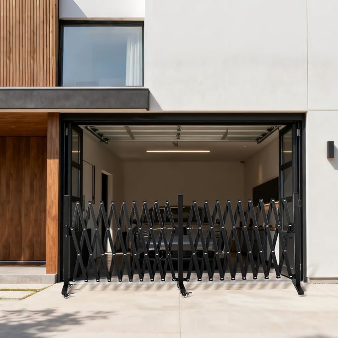 TECSPACE Aluminum Expandable Garden Fence, Portable Barricade Gate - Image 9