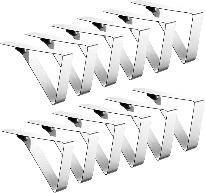 12 Pack Tablecloth Clips by Unknown