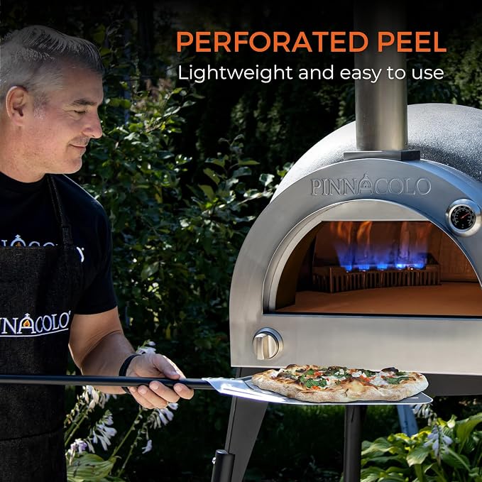16 Inch Perforated Aluminum Pizza Peel - Image 4