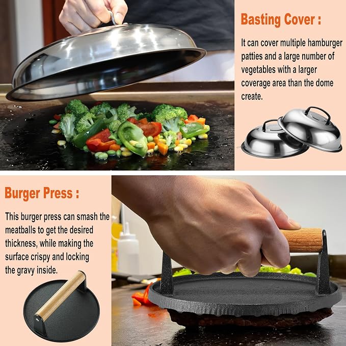 38PCS Griddle Accessories Kit, Professional Grill Tools Set - Image 3