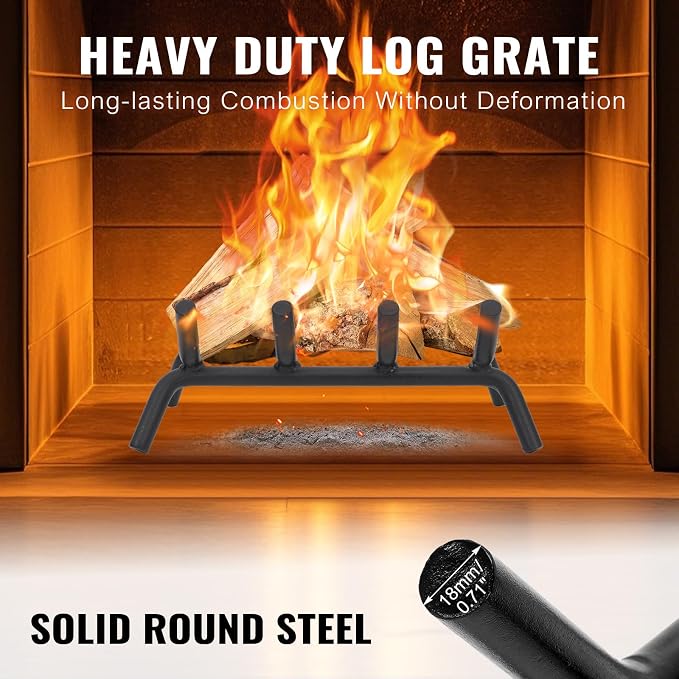Fireplace Grate 14 inch - Image 4