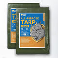 GUARD SHIELD Green Tarp Waterproof 12x20 Feet Medium Duty All Purpose Poly by GUARDSHIELD