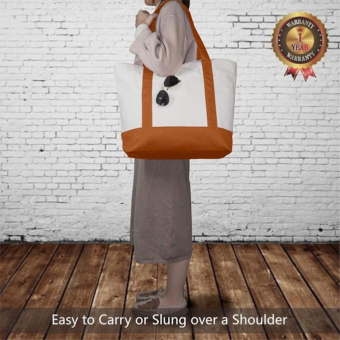 TOPDesign 1-Pack Canvas Tote Bag - Image 2