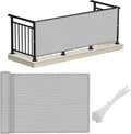LOVE STORY Balcony Privacy Screen, 3.3'x19.7' Deck Shield Screen Fence Cover by LOVESTORY