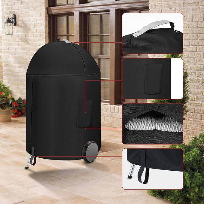 22 Inch Charcoal Kettle Grill Cover, 7150 Cover - Image 5