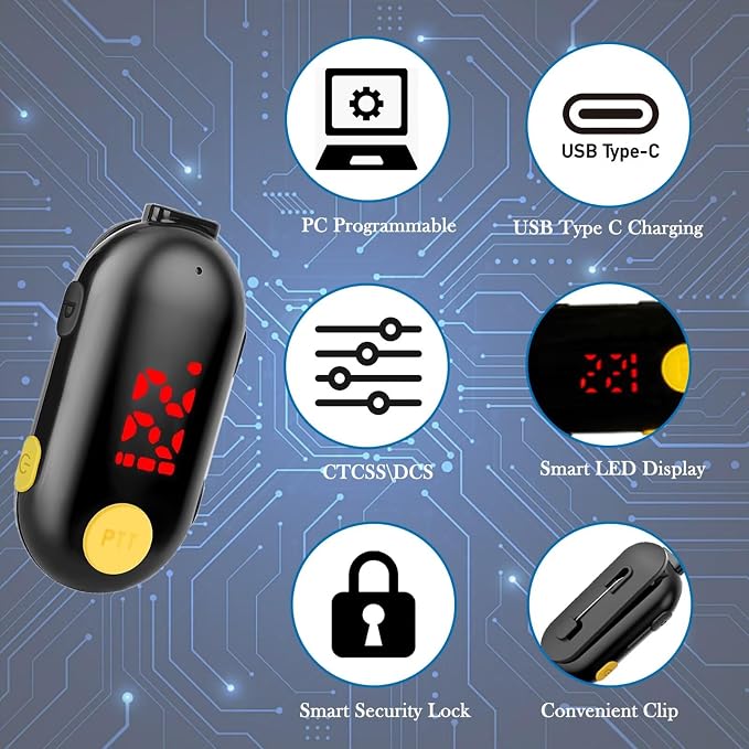 T-M9 Ultra Mini Walkie Talkies - Image 3