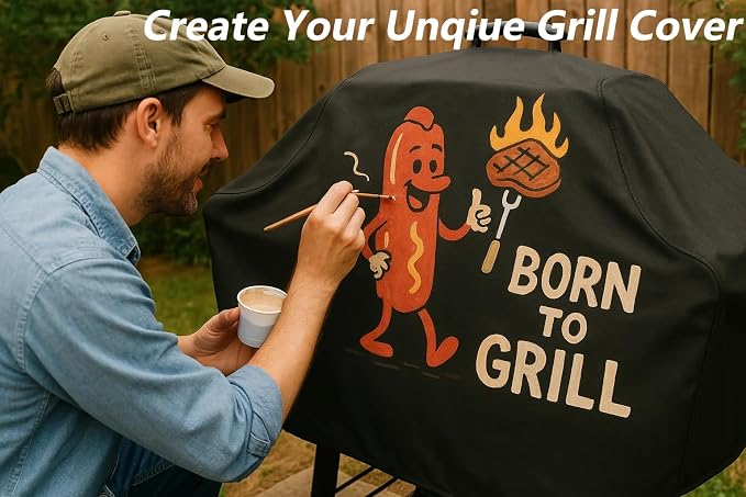 Grill Cover for Outdoor Grill, 58 Inch, Waterproof, Weather Resistant, UV & - Image 5