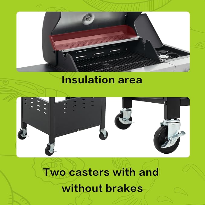 Zateety 3 Burner Propane Grill - Image 4