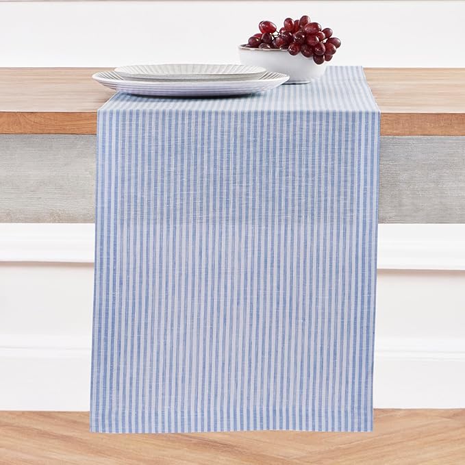 Solino Home Linen Table Runner 132 Inches Long by SolinoHome