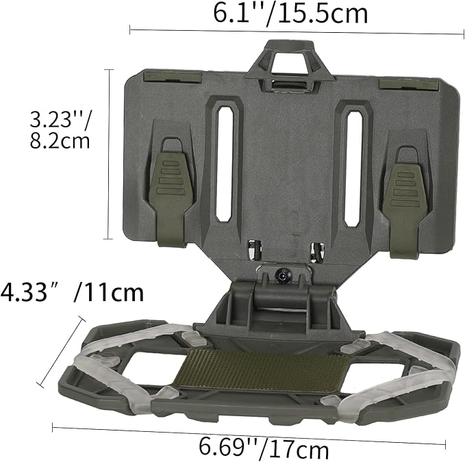 Tactical Molle Phone Holder for Plate Carrier Vest, Quick Release & Adjustable - Image 2