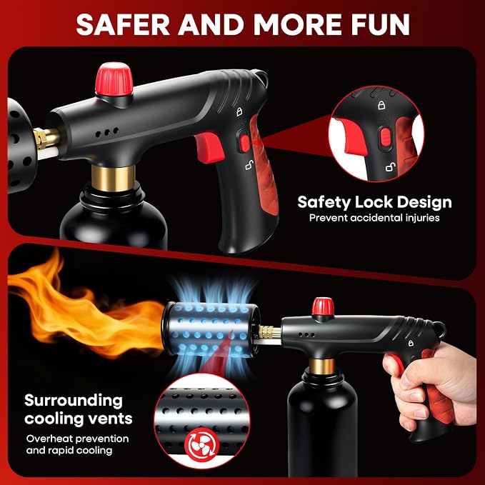 Propane Torch, Cooking Blow Torch Gun - Image 2