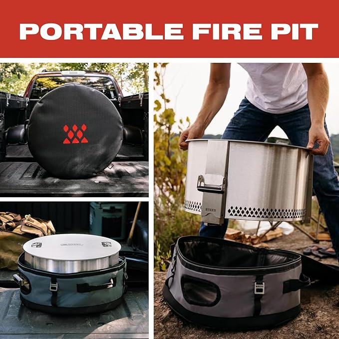 Breeo Smokeless Fire Pit to-Go Bundle | 21 inch Smokeless Firepit - Image 3
