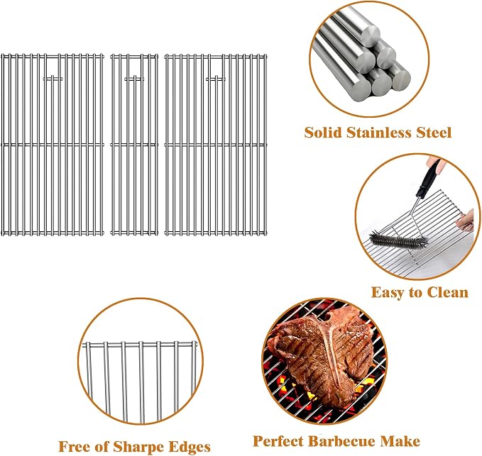 Cooking Grates for Nexgrill 720-0882A Evolution Infrared Plus 5-Burner - Image 3