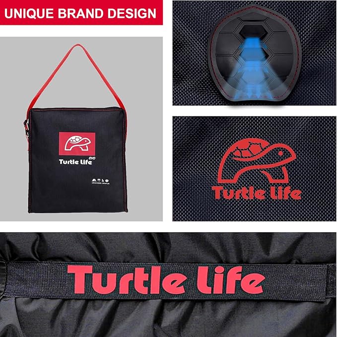 Turtle Life BBQ Grill Cover, 72 Inch Heavy Duty Waterproof 4-6 Burner Barbecue - Image 3