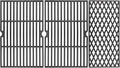 Cast Iron Grill Grates for Dyna glo DGH474CRP DGH483CRP DGF493BNP DGF493PNP-D by SearCook
