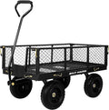 BILT HARD 10" Flat Free Tires Heavy Duty Garden Cart by BILTHARD