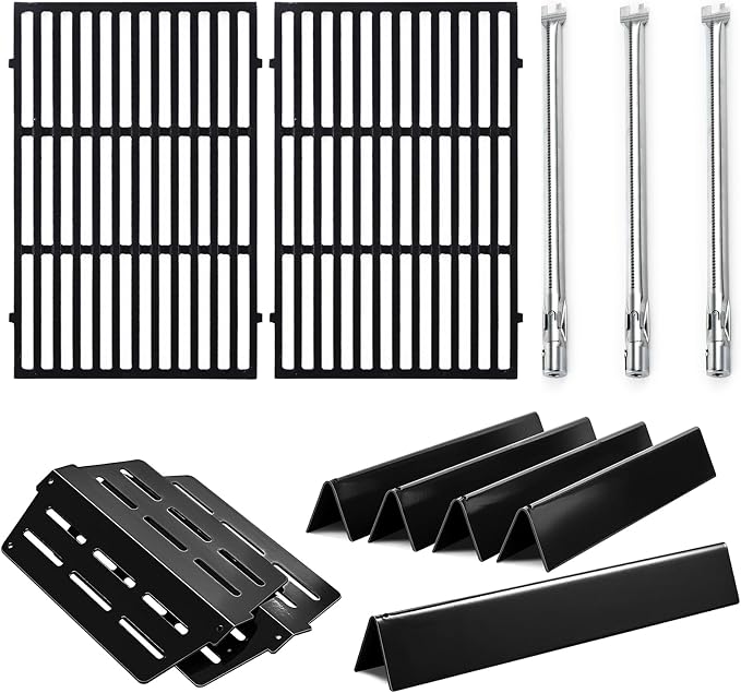 Genesis 7524 Grates 7620 7621 Flavorizer Bars 65505 Heat Deflectors 62752 by Charbrofire