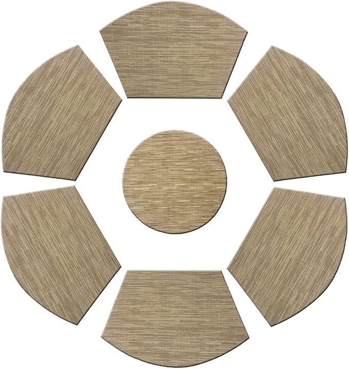 PIGCHCY Wedge Shaped Placemats Set of 6 - Image 5