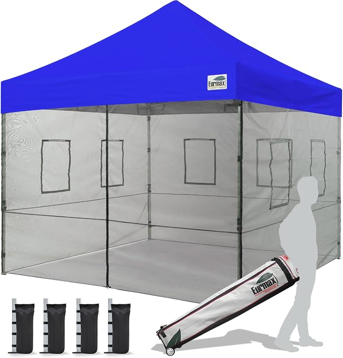 Eurmax USA 10'x10' Pop-up Canopy Tent Commercial Instant Canopies by Eurmax