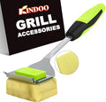 Grill Brush Bristle Free for Outdoor Grill, Steam Grill Cleaning Brush by KINDOO