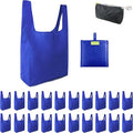 BeeGreen Blue Reusable Grocery Bags Wholesale Blue Reusable Kitchen Bags Bulk by BeeGreen