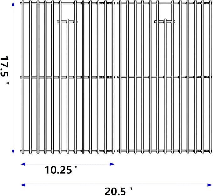 17/17.5/19.5 Inch Stainless Steel Cooking Grates - Image 2
