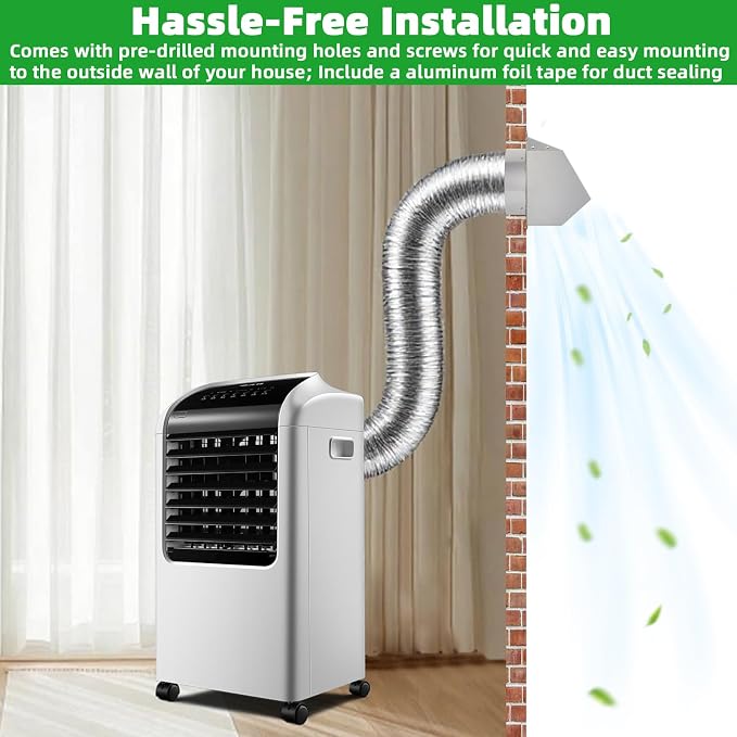 Dryer Vent Cover Outside 6 Inch Wall Vent, 304 Stainless Steel Exhaust Vent - Image 6