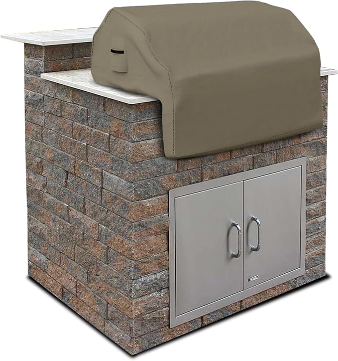 Covers & all Built-in Outdoor Grill Cover, Durable 12 Oz Waterproof Cover Max by CoversAll