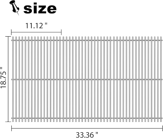 Grill Grates Replacement for Weber Grill Parts Weber Genesis II E-410, LX - Image 4