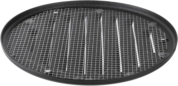 Square Ventilation Grille / 5" Inch Inside Measurement/Black Metal Air Vent - Image 6