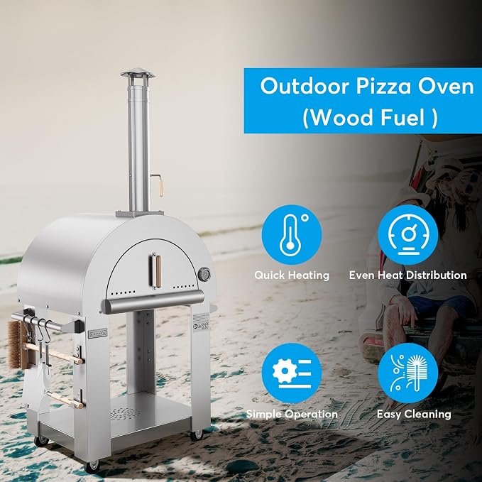 Pizza Oven, wood fire pizza oven - Image 2