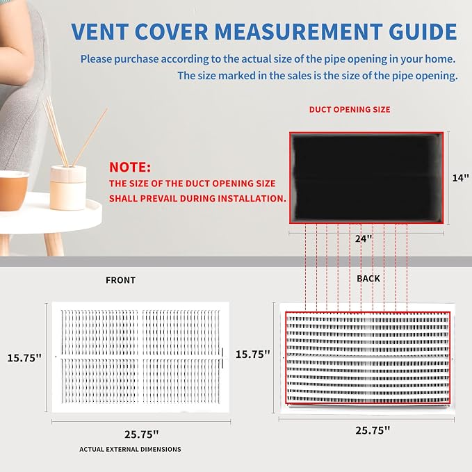 24x14 Vent Register, Vent Covers - Image 6