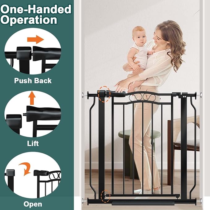 Fairy Baby 29.5"-53.1" Extra Wide Baby Gate - Image 3