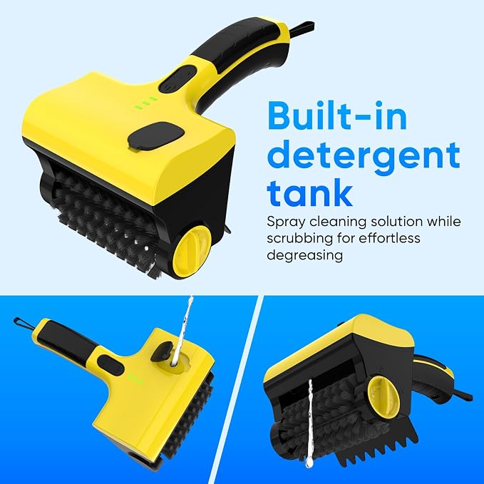 2 in 1 Electric Grill Brush, Cordless Electric Grill Cleaner - Image 6