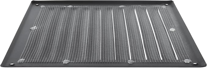 Square Ventilation Grille / 8" x 8" Inch Inside Measurement/Black Metal Air - Image 7