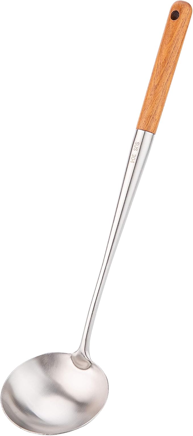 FJNATINH Soup Ladle, 17inches Ladle by HOMEKITCHENTOOL