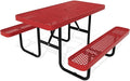 48'' Rectangular Metal Picnic Table by HIMcup