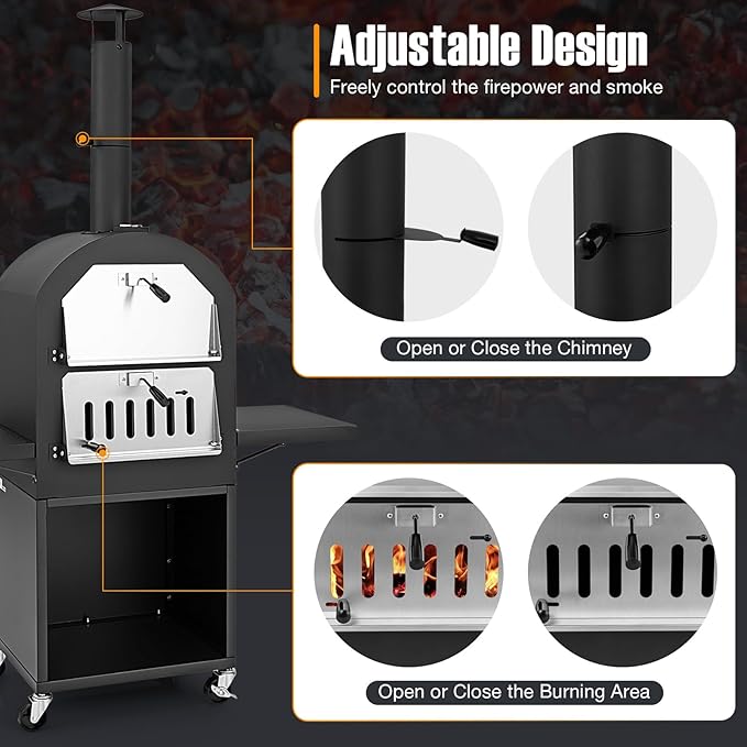 Giantex Pizza Oven Outdoor - Image 5