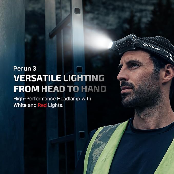 OLIGHT Perun 3 Rechargeable Headlamp Flashlight, 3000 Lumens LED Headlight - Image 2