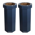 Eyely MPH1300H-SET2 Sal 25-Gallon Disposable Corrugated Cardboard Event Trash by eyely