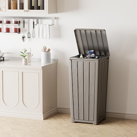 23 Gallon Outdoor Trash Can Waterproof Resin Garbage Can - Image 6