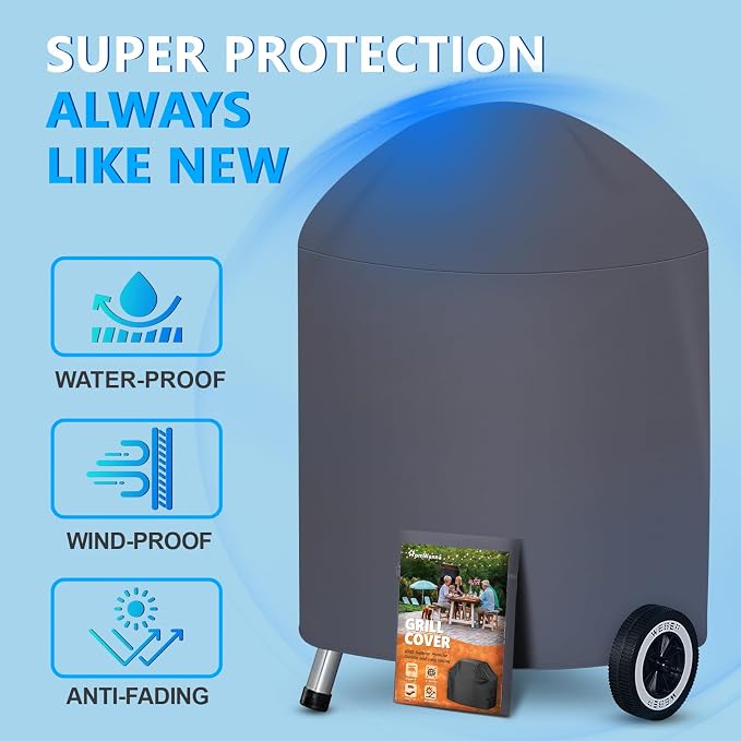 22 Inch Kettle Grill Cover - Image 5
