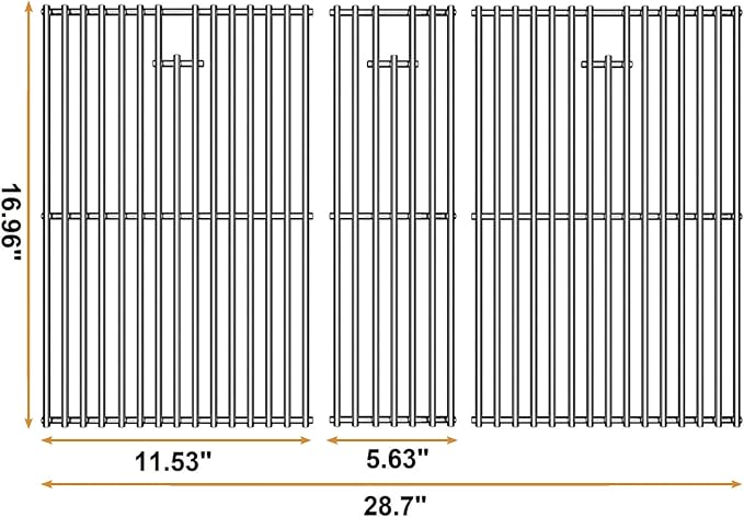 Cooking Grates for Nexgrill 720-0882A Evolution Infrared Plus 5-Burner - Image 2