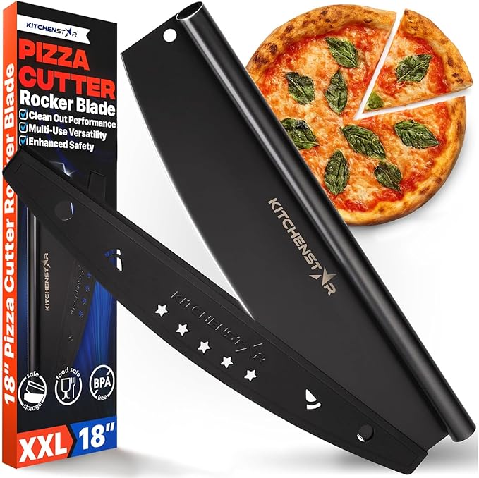 KitchenStar 18-Inch Pizza Cutter Rocker Blade by Kitchenstar