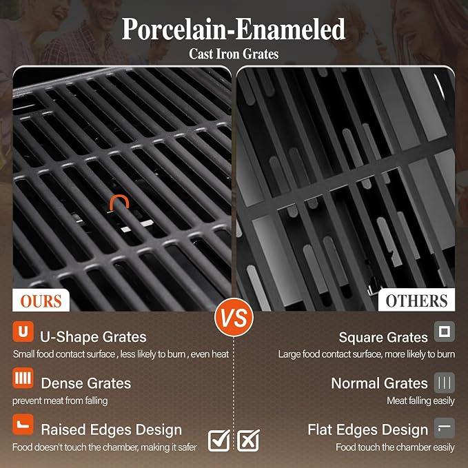 Sophia & William 4-Burner Gas BBQ Grill - Image 3