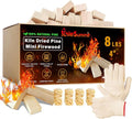 Mini Fire Stick with Fire Starters Gloves 4" Kiln Dried Pine Small Barkless by KoleSummit