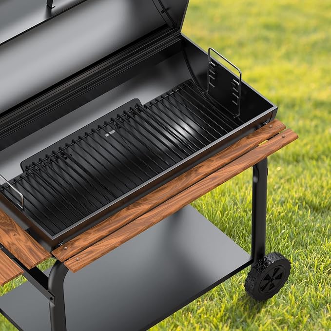 23" to 34" Adjustable Ash Pan for Charcoal Grill Chargriller 1224 1324 2121 - Image 6